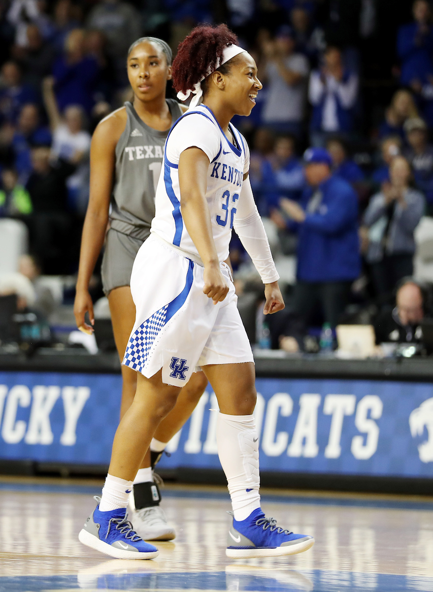 Jaida Roper

The UK women's basketball team falls to Texas A&M on Thursday, November 28, 2019.

Photo by Britney Howard | UK Athletics