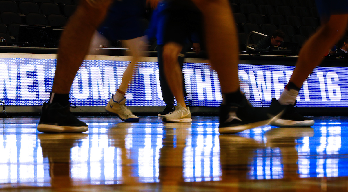 Practice and Pressers.

 
Photo by Chet White | UK Athletics