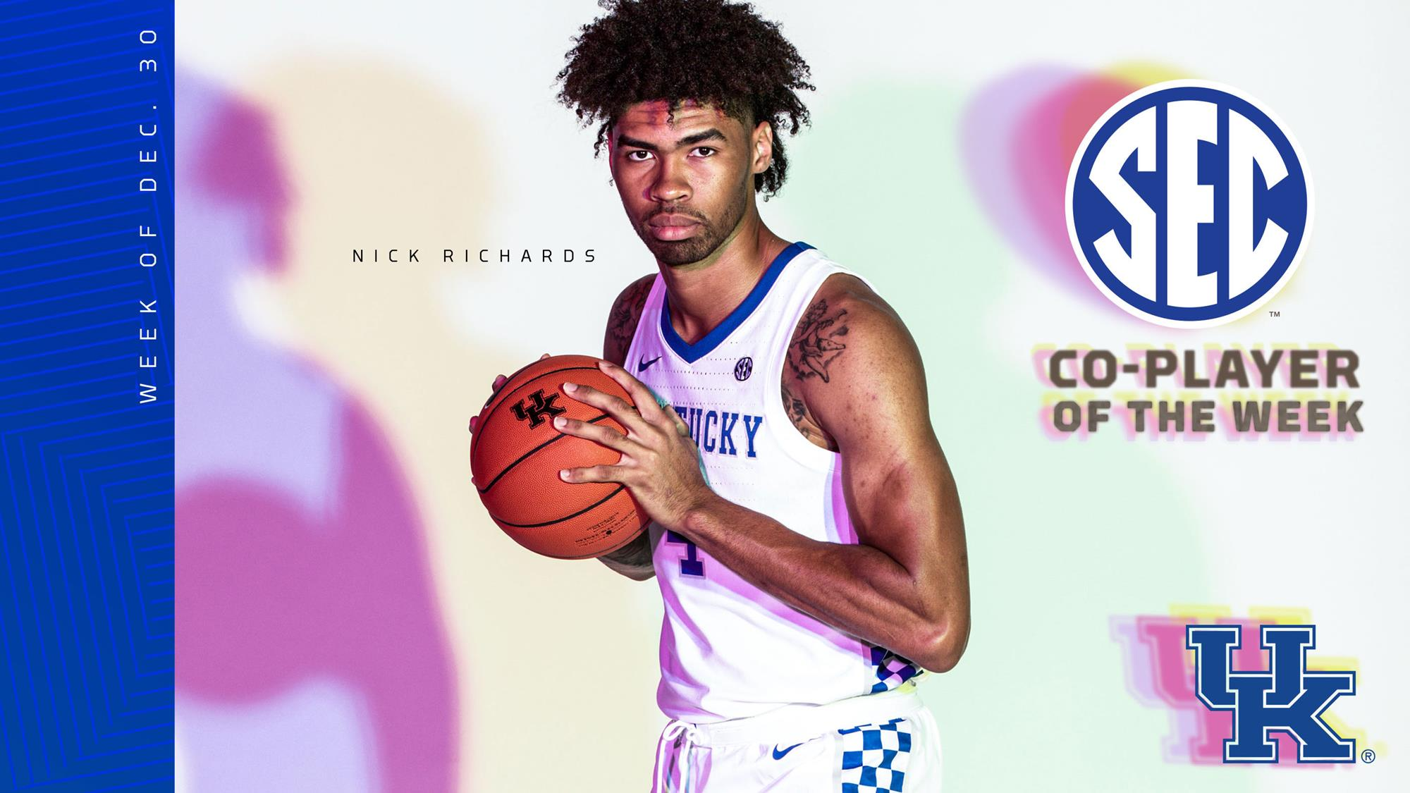 Richards, Maxey Win SEC, National Player of the Week Honors