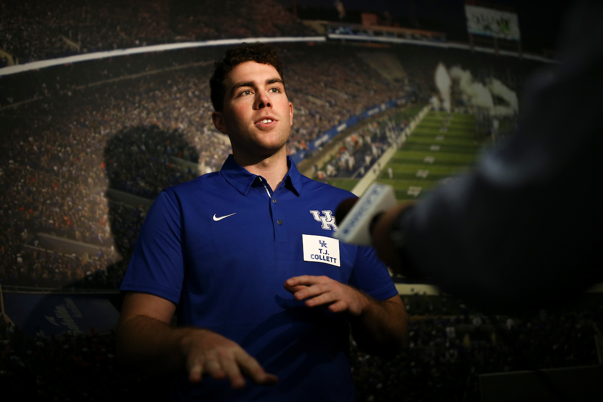 T.J. Collett. 

UK Softball Baseball Media Day.


Photo by Isaac Janssen | UK Athletics