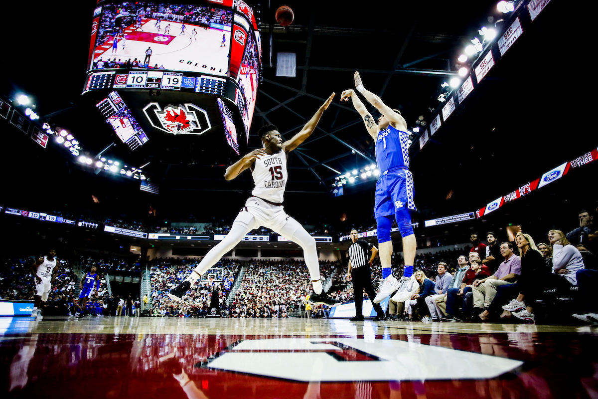Nate Sestina.

Kentucky falls to South Carolina, 81-78.


Photo by Chet White | UK Athletics
