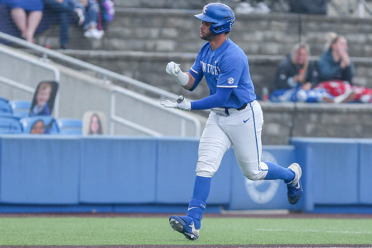 Coltyn Kessler.

Kentucky beats Alabama 5 - 2.

Photo by Sarah Caputi | UK Athletics