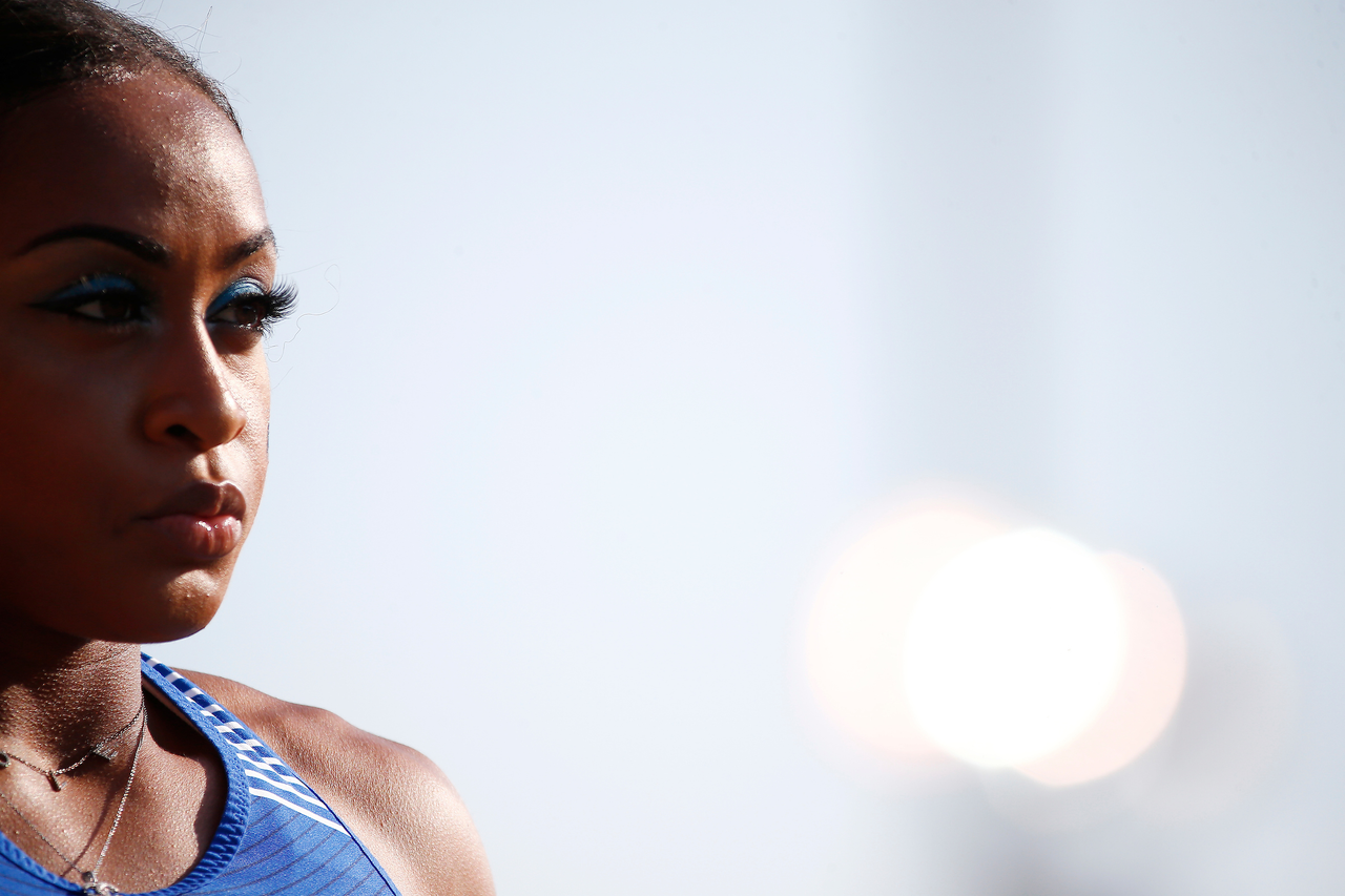 Celera Barnes.

Day three of the 2018 SEC Outdoor Track and Field Championships on Sunday, May 13, 2018, at Tom Black Track in Knoxville, TN.

Photo by Chet White | UK Athletics