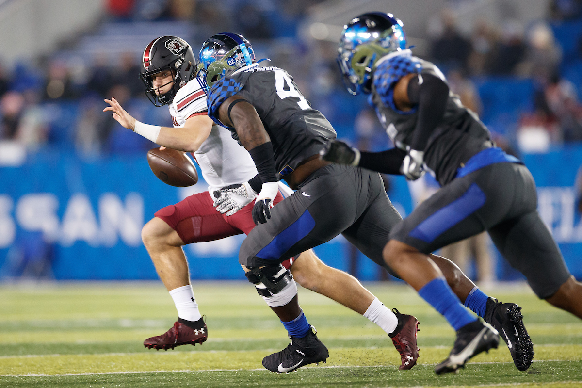 JOSH PASCHAL.

Kentucky beats South Carolina, 41-18.

Photo by Elliott Hess | UK Athletics