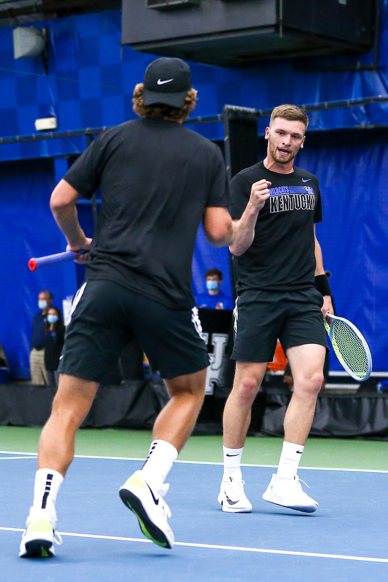 Millen Hurrion, Liam Draxl.

Kentucky defeats South Carolina 4-2.

Photo by Grace Bradley | UK Athletics