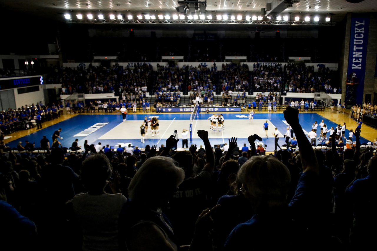 Memorial Coliseum. 

UK defeats UofL 3-0. 

Photo by Eddie Justice | UK Athletics