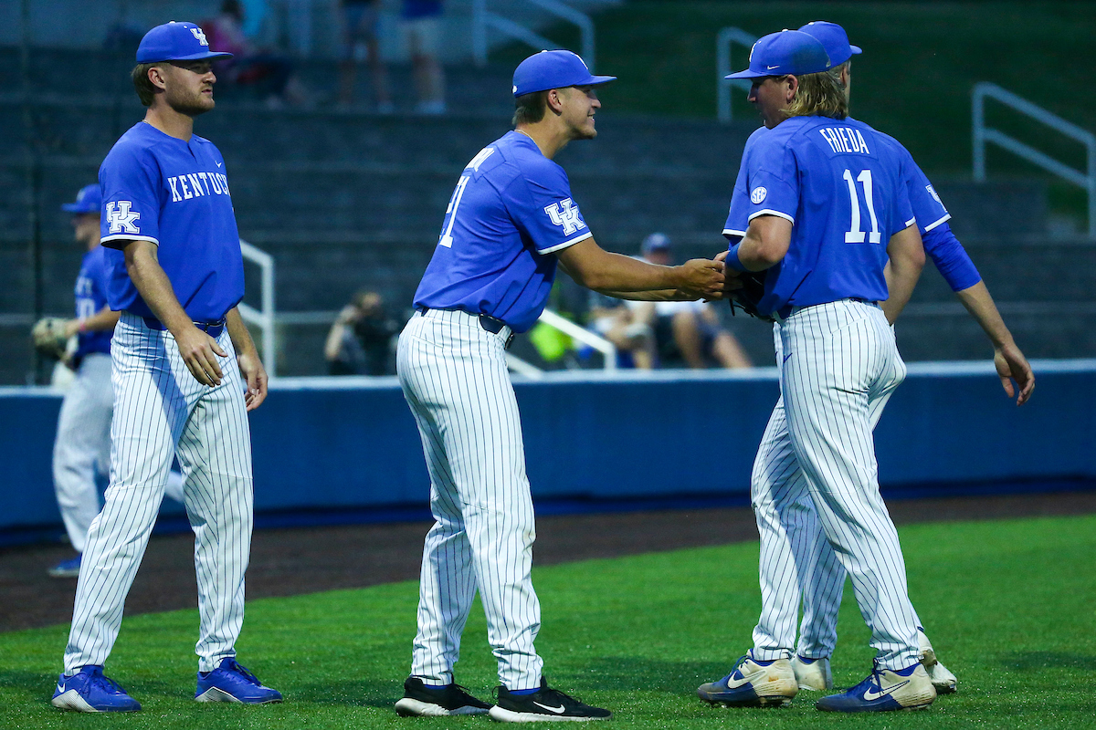 Wyatt Hudepohl. Colby Frieda.

Kentucky defeats Tennessee Tech 13-0.

Photo by Sarah Caputi | UK Athletics