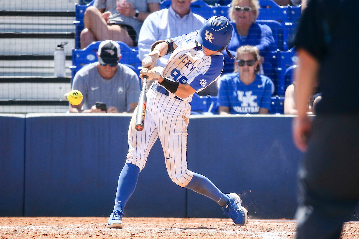 Kayla Kowalik.

Kentucky defeats Mississippi State 9-5.

Photo by Sarah Caputi | UK Athletics