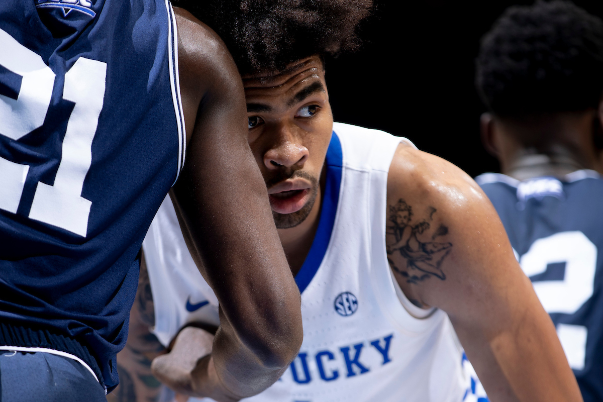 Nick Richards.

Kentucky beat Mount St. Mary’s 82-62.

Photo by Chet White | UK Athletics