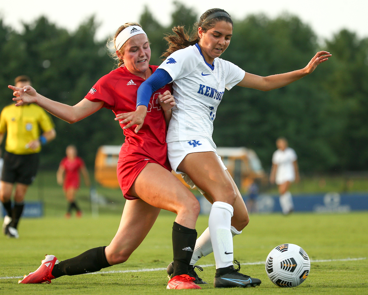 Miranda Jimenez.

Kentucky beats Louisiana Lafayette 5-0.

Photo by Grace Bradley | UK Athletics