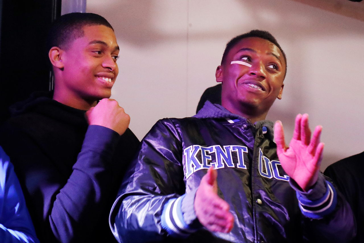 Keldon Johnson. Immanuel Quickley.

Madness campout. 180927.

Photo by Chet White | UK Athletics