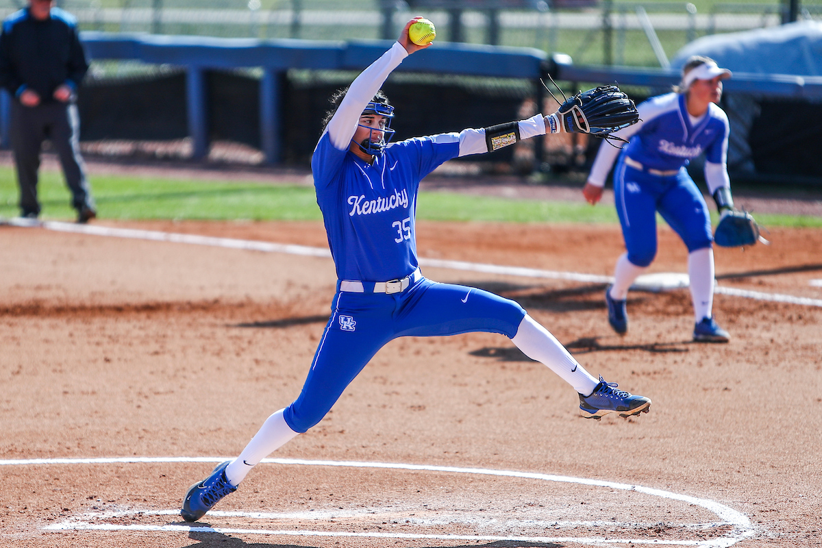 Alexia Lacatena.

Kentucky defeats Ohio 16-8.

Photo by Sarah Caputi | UK Athletics