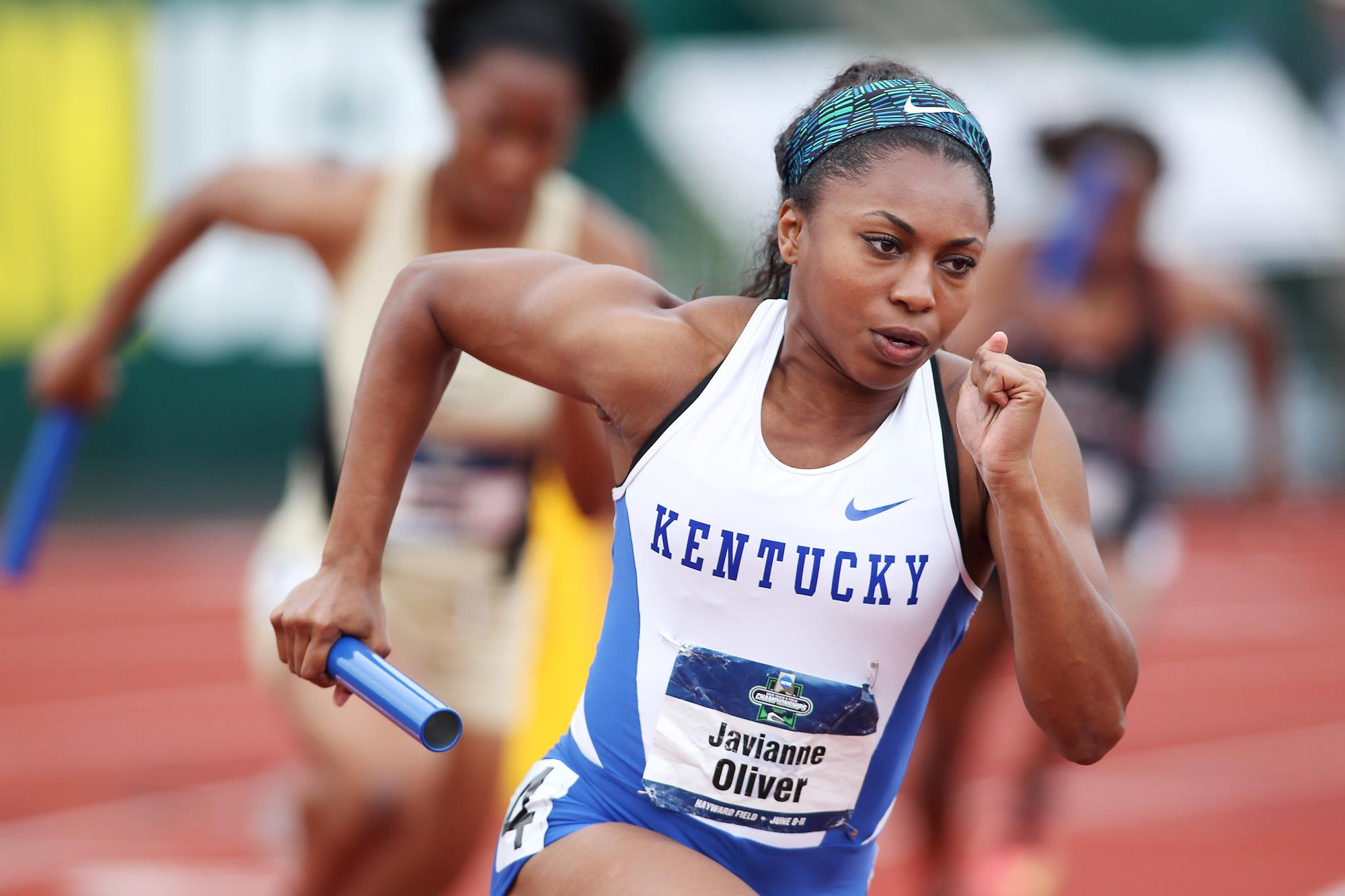 UKTF’s Javianne Oliver and Team USA Earn Silver in 4x100m Relay