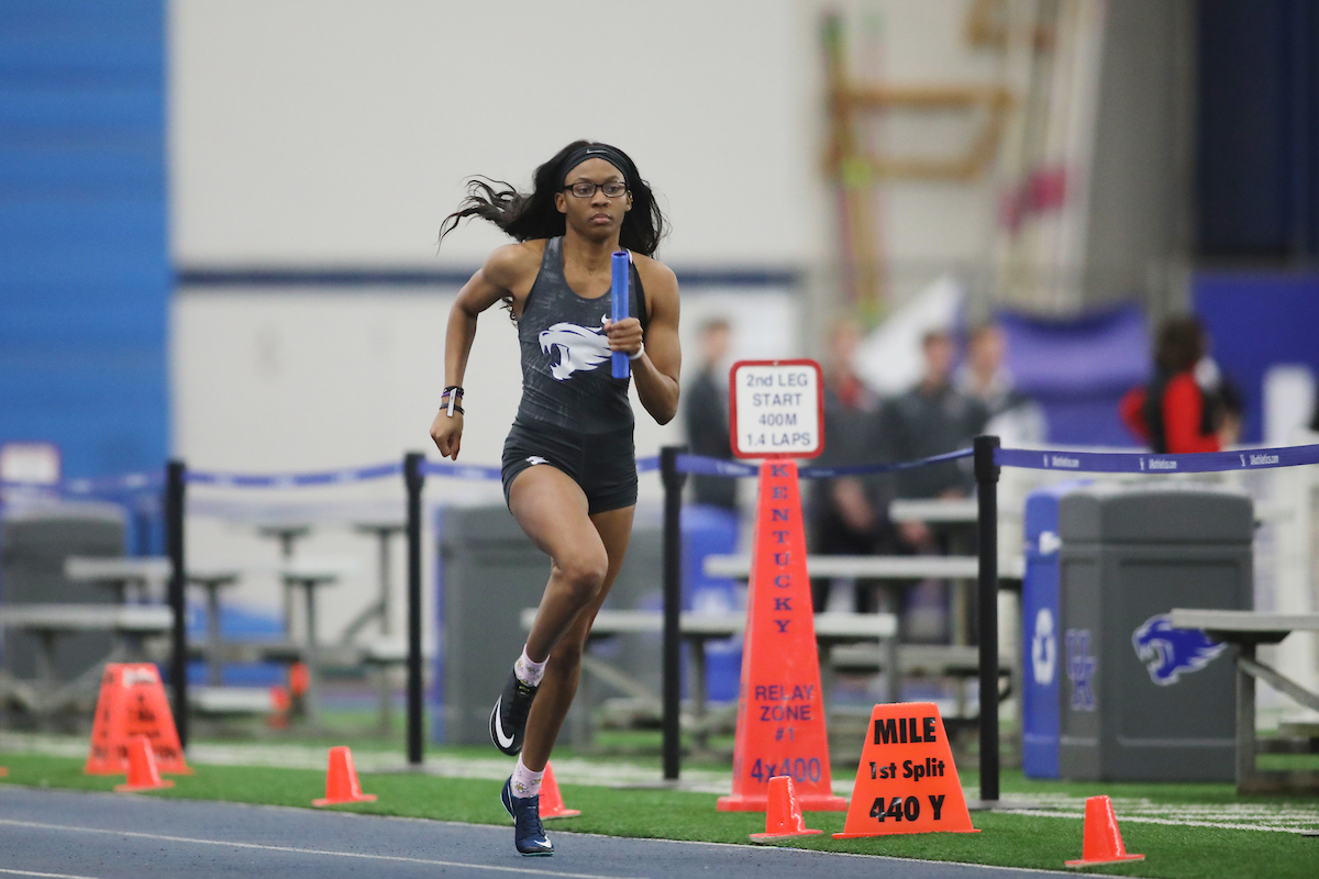 Kianna Gray.

Day One of Jim Greene Invitational.

Photo by Quinn Foster | UK Athletics