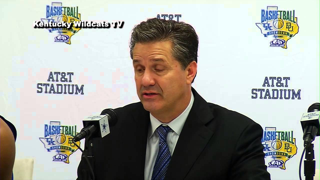 Kentucky Wildcats TV: Coach Calipari, Julius Randle, Aaron Harrison - Baylor Postgame