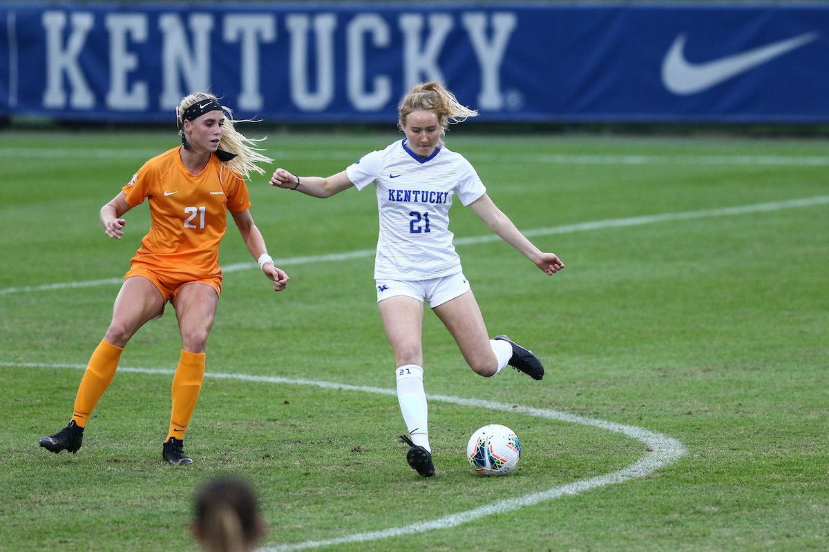 Josie Knight.

Kentucky ties Tennessee 1-1.

Photo by Sarah Caputi ¦UK Athletics