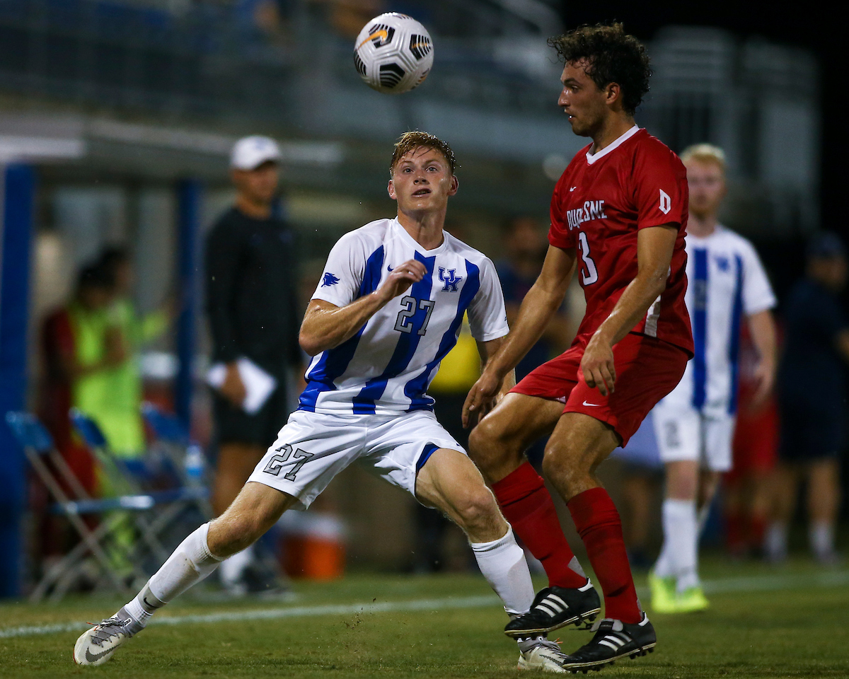 Ben Damge.

Kentucky defeats Duquesne 3-1.

Photo by Grace Bradley | UK Athletics