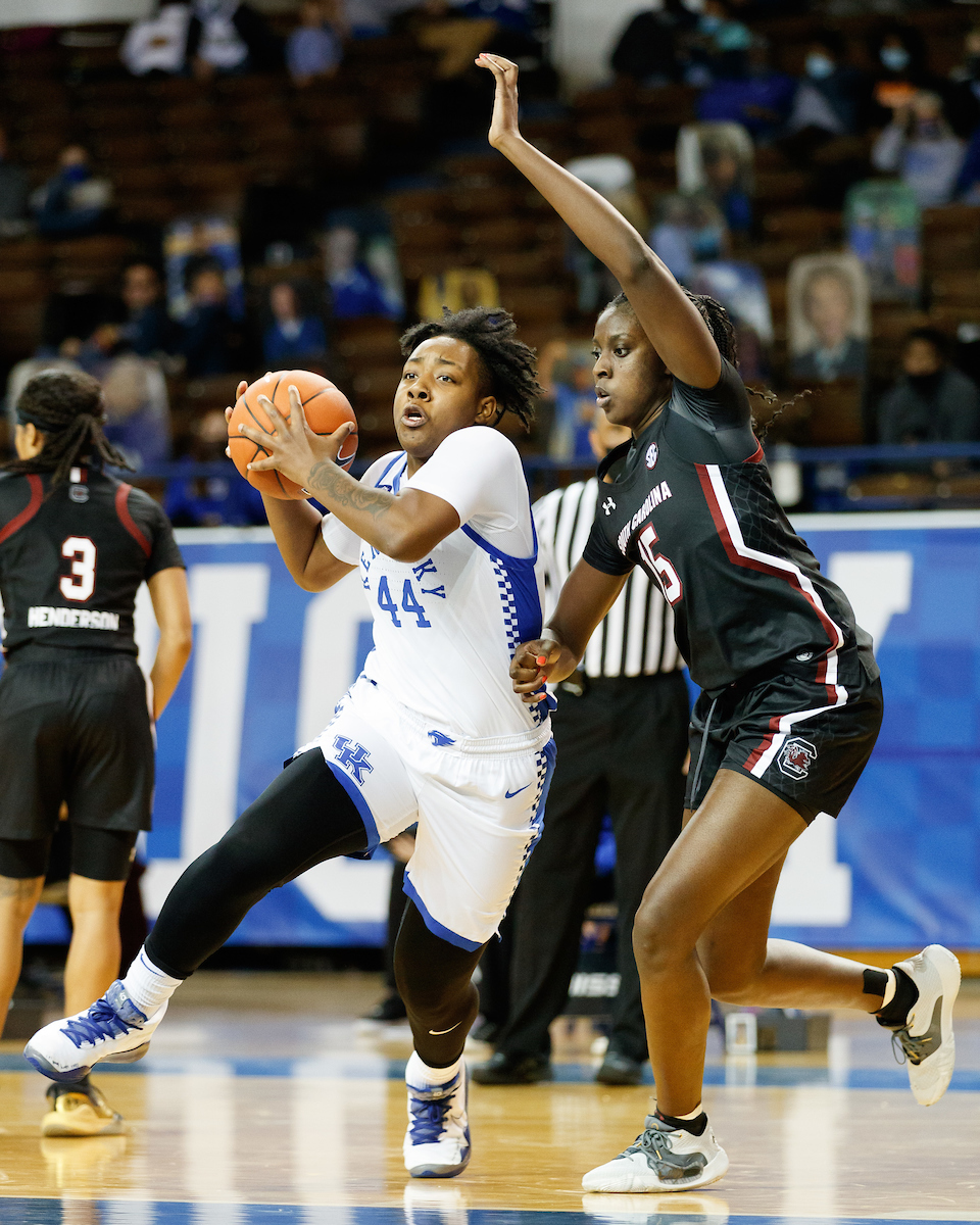 Dre’una Edwards. 

Kentucky falls to South Carolina 75-70.

Photo by Elliott Hess | UK Athletics