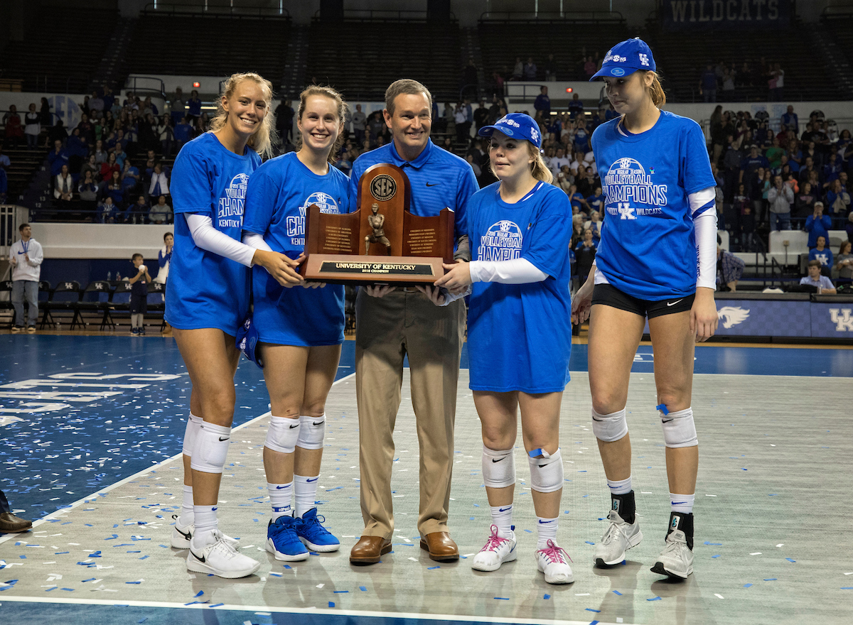 as Kentucky defeated  Auburn 3-0 on November 24, 2018.  Photo by Mark Cornelison | UKphoto