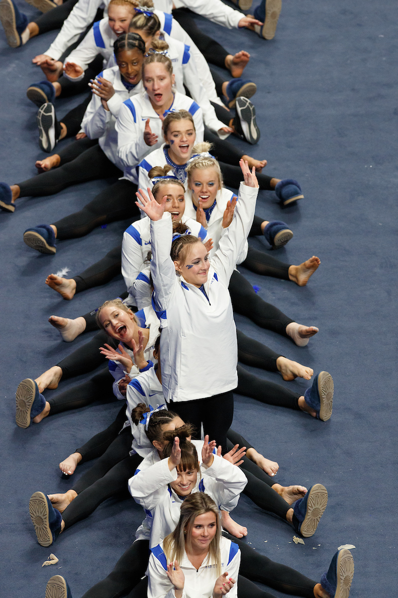 TEAM. RAENA WORLEY.

Kentucky beats Ball State, 196.525-194.750.

Photo by Elliott Hess | UK Athletics