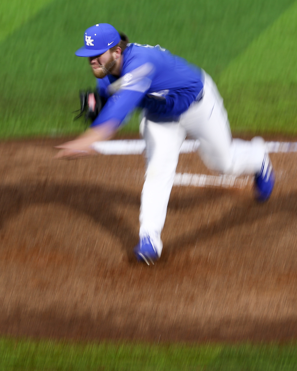 COLE DANIELS.

Kentucky beat Southeast Missouri State 9-4.

Photo by Elliott Hess | UK Athletics