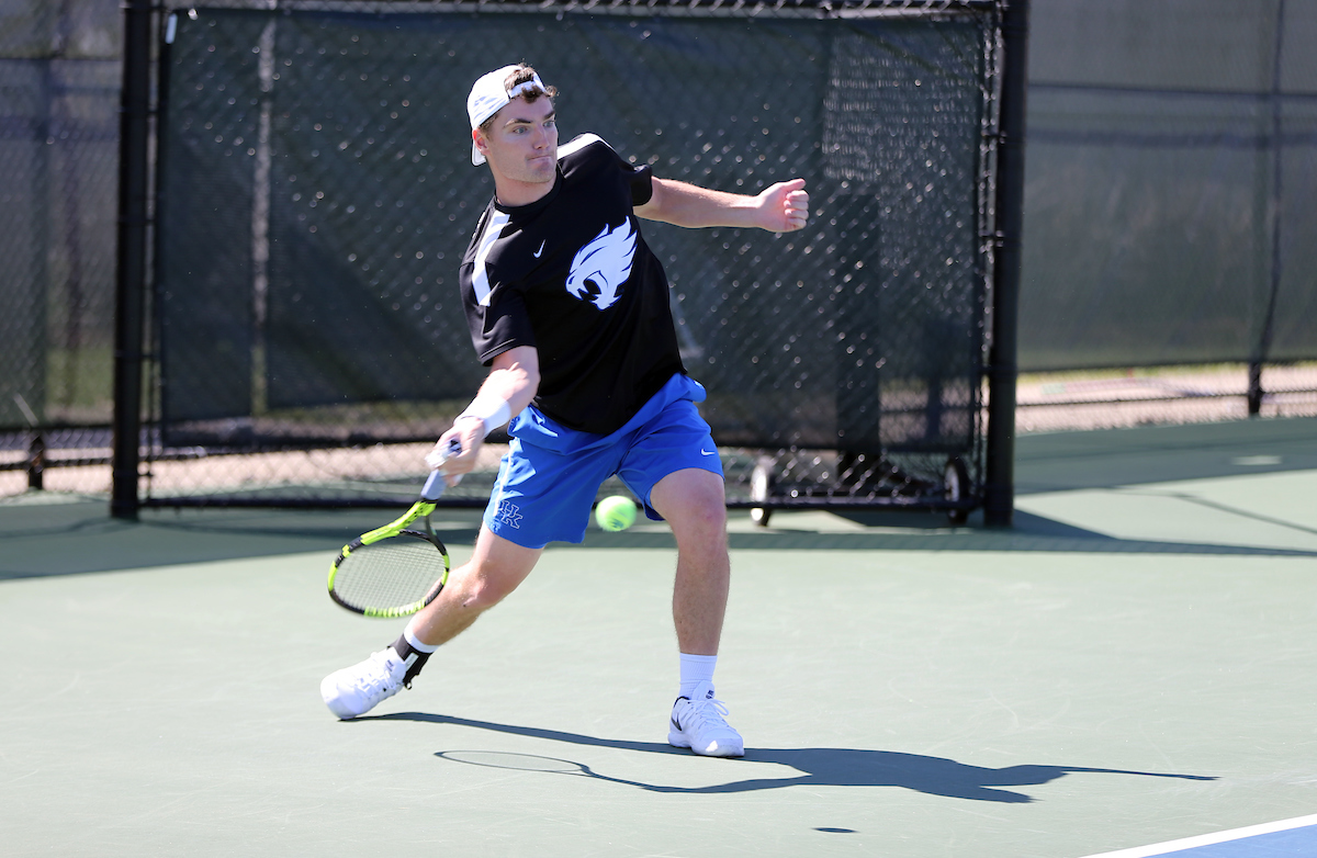 Trey Yates
The University of Kentucky men's tennis team faces South Carolina on Sunday, March 18, 2018 at The Boone Tennis Center. 

Photo by Britney Howard | UK Athletics