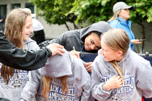 Sydney McLaughlin.

Day four of the NCAA Track and Field Outdoor National Championships. Eugene, Oregon. Saturday, June 9, 2018.

Photo by Elliott Hess | UK Athletics