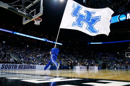 Cheerleaders.

The University of Kentucky men's basketball team falls to Kansas State 61-58 in the Sweet 16 of the NCAA Tournament on Thursday, March 22, 2018, at Philips Arena in Atlanta, GA.

Photo by Chet White | UK Athletics