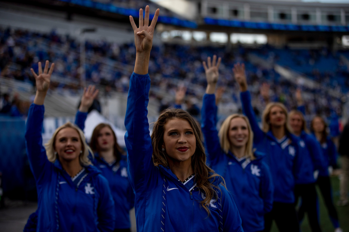 Dance Team.

Kentucky beat New Mexico State 56-16.

Photos by Chet White | UK Athletics