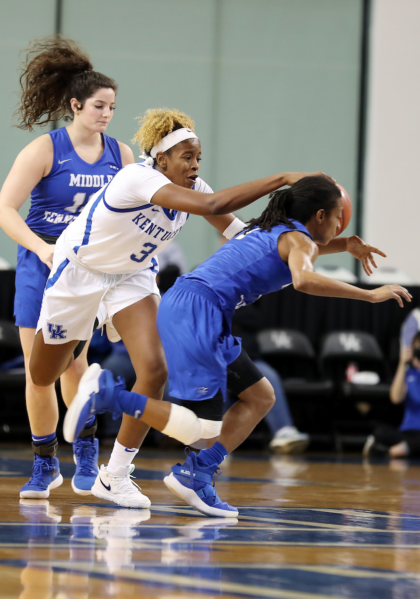 KeKe McKinney

Women's Basketball beat MTSU on Saturday, December 15, 2018. 

Photo by Britney Howard  | UK Athletics