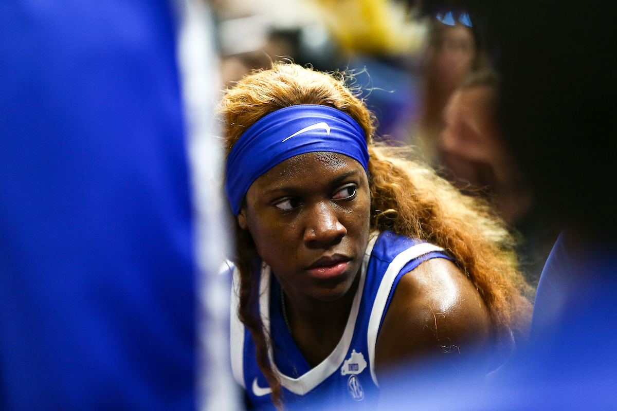 Rhyne Howard.

Kentucky loses to LSU 78-69.

Photo by Grace Bradley | UK Athletics