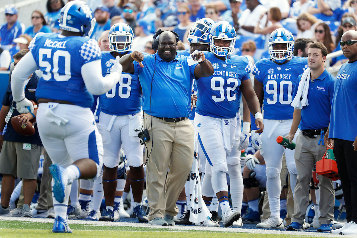 EK Franks.

UK football beats Murray State 48-10.

Photo by Chet White | UK Athletics