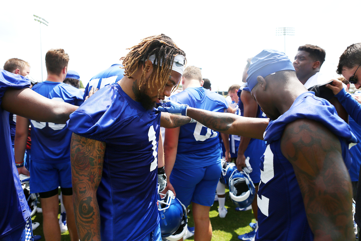 Lynn Bowden Jr

The Football Team Fan Day on Saturday, August 4,  2018. 

Photo by Britney Howard | UK Athletics