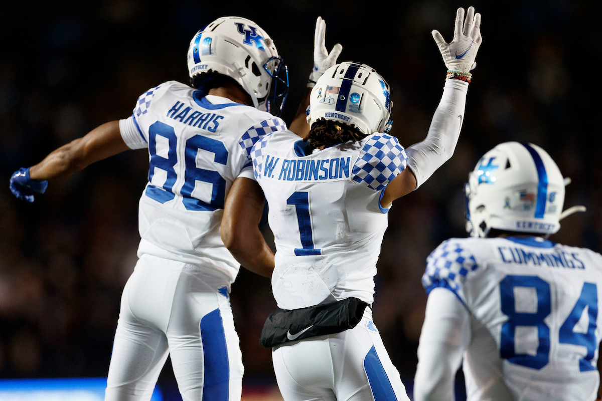 Wan’Dale Robinson.

Kentucky beats Vandy, 34-17.

Photo by Elliott Hess | UK Athletics