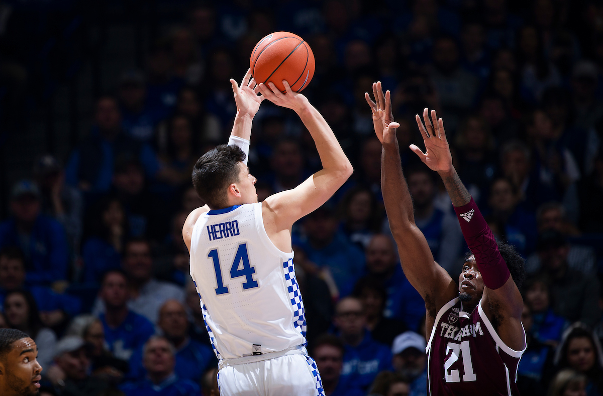 Tyler Herro.

Kentucky beat Texas A&M 85-74 on Tuesday, January 8, 2019.

Photo by Chet White | UK Athletics
