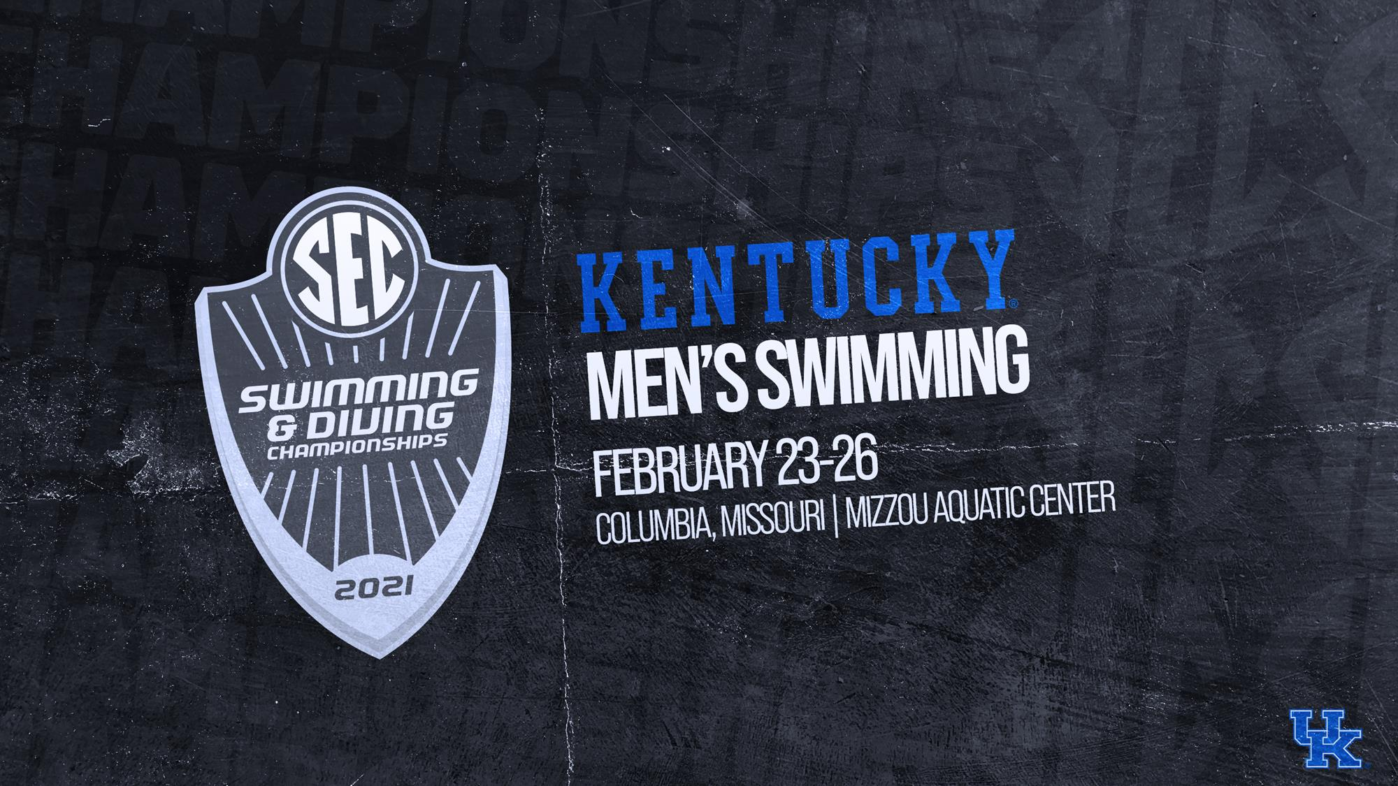Kentucky Men’s Swimming Set for 2021 SEC Championships