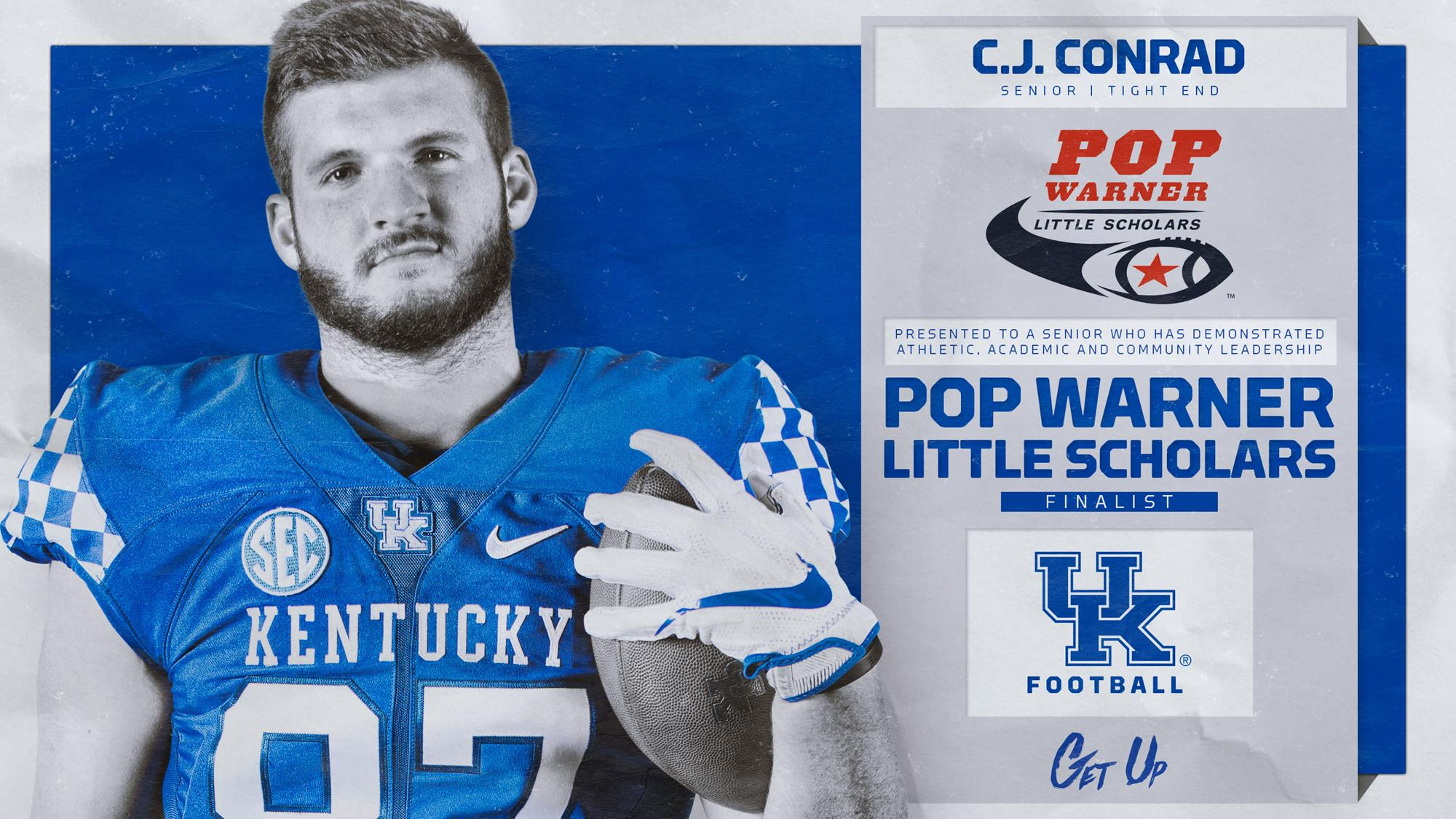 C.J. Conrad Finalist for 2018 Pop Warner College Football Award