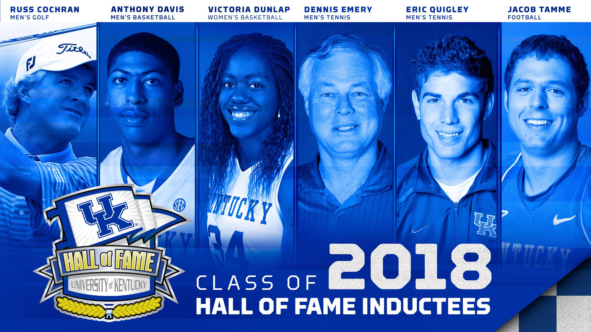 UK Athletics to Induct Hall of Fame Class of 2018