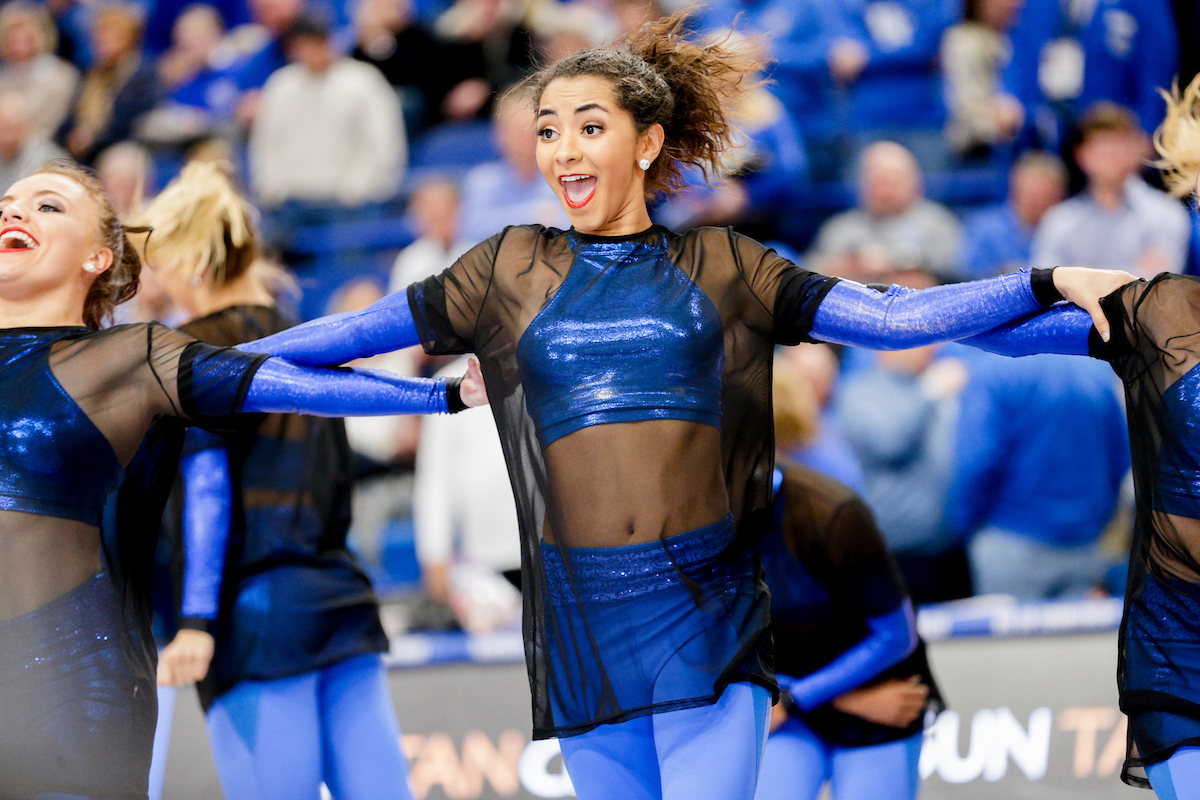Dance team.


The UK men's basketball team beat Kansas 71-63 at Rupp Arena on Saturday, January 26, 2019.

Photo by Isaac Janssen | UK Athletics