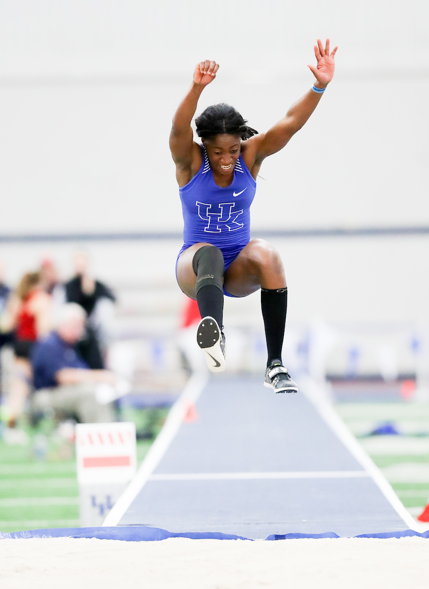 Latavia Coombs.

The University of Kentucky Track and Field Team hosts the Kentucky Invitational on Saturday, January 13, 2018 at Nutter Field House. 

Photo by Elliott Hess | UK Athletics