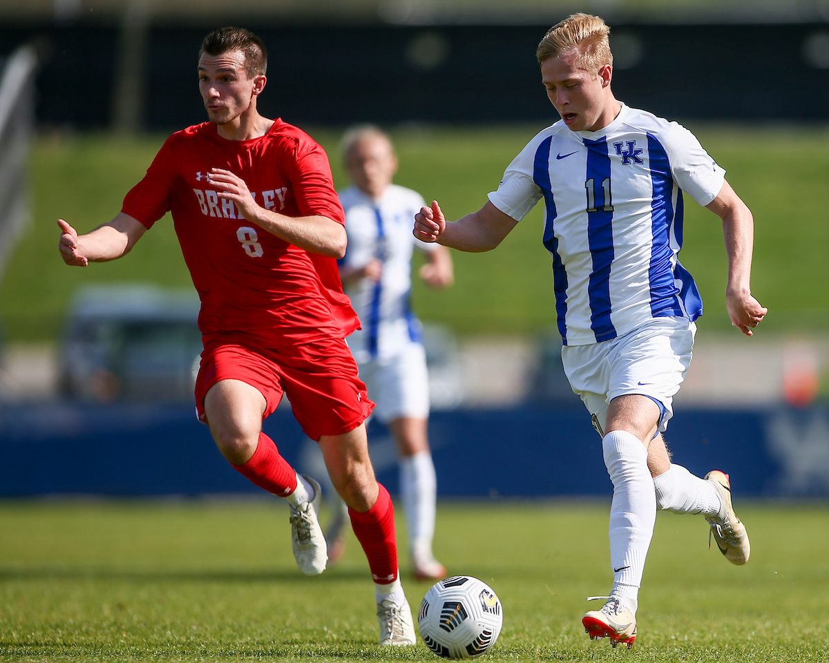 Mason Visconti.

Kentucky loses to Bradley 2-1.

Photo by Grace Bradley | UK Athletics
