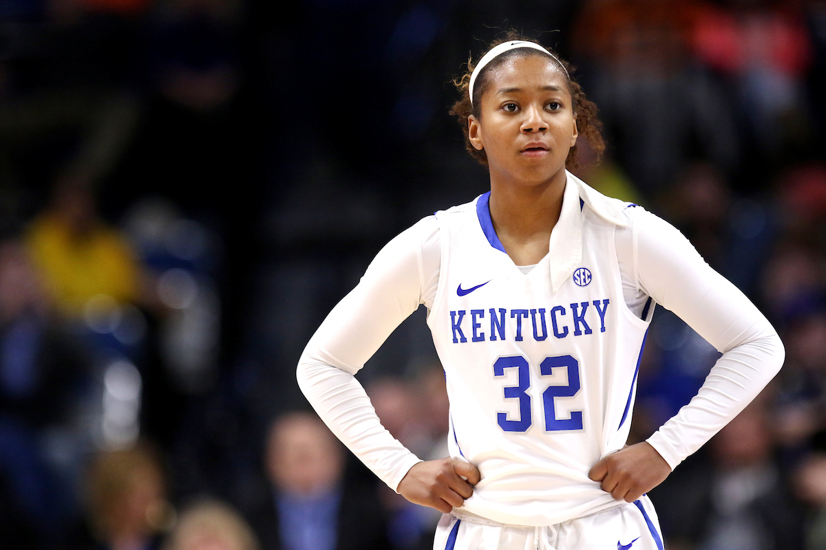 Jaida Roper.

The University of Kentucky women's basketball team falls to Tennessee on Sunday, December 31, 2017 at Rupp Arena. 

Photo by Quinn Foster I UK Athletics