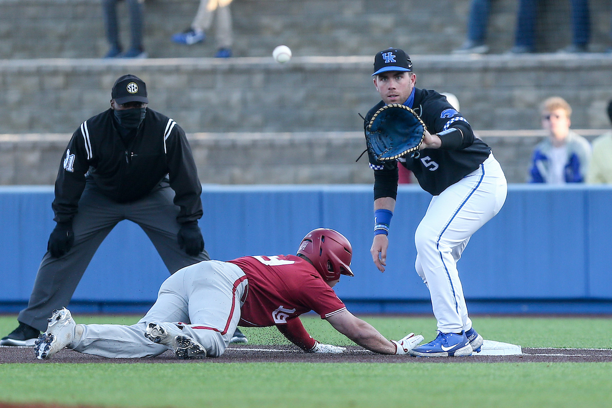 TJ Collett. 

Kentucky loses to Alabama 10 - 1.

Photo by Sarah Caputi | UK Athletics