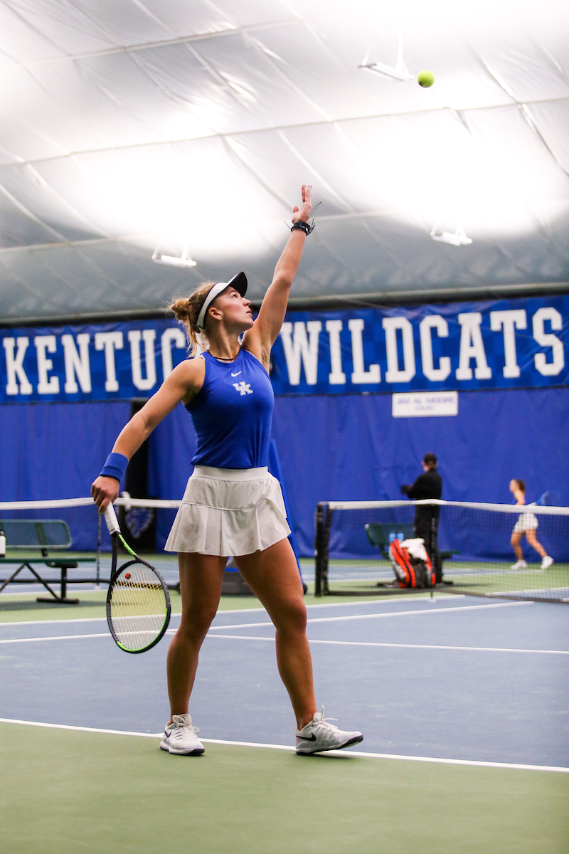Akvile Parazinskaite.

Kentucky beats Western Kentucky University.

Photo by Hannah Phillips | UK Athletics