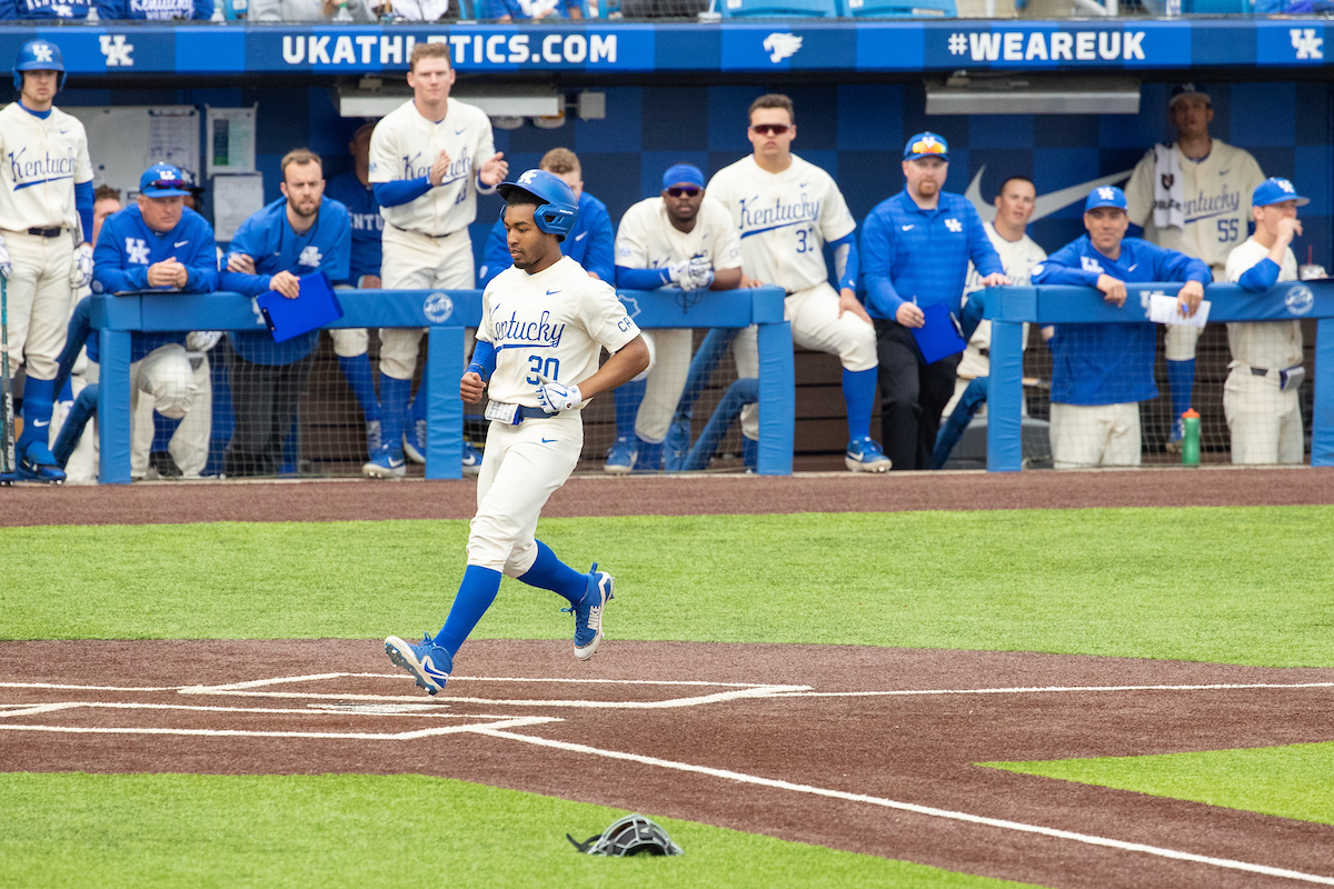 Kentucky Wildcats Jaren Shelby (30)

UK over WKU 15-0 at Kentucky Proud Park. 

Photo by Mark Mahan | UK Athletics