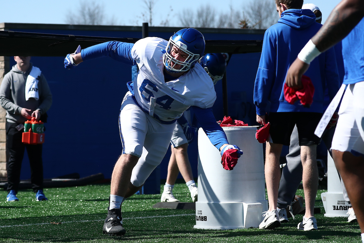 RICHARD BASCOM.

Spring Practice.

Photo by Elliott Hess | UK Athletics
