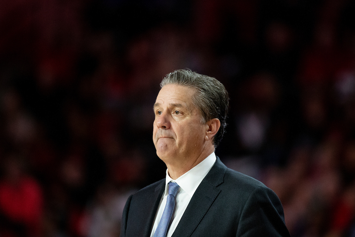 John Calipari.

Kentucky beat Georgia 69-49 at Stegeman Coliseum in Athens, Ga., on Tuesday, January 15, 2019.

Photo by Chet White | UK Athletics