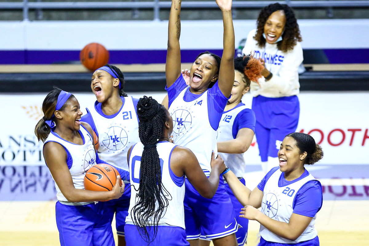 Tatyana Wyatt.  

Kentucky WBB Practice.

Photo by Eddie Justice | UK Athletics