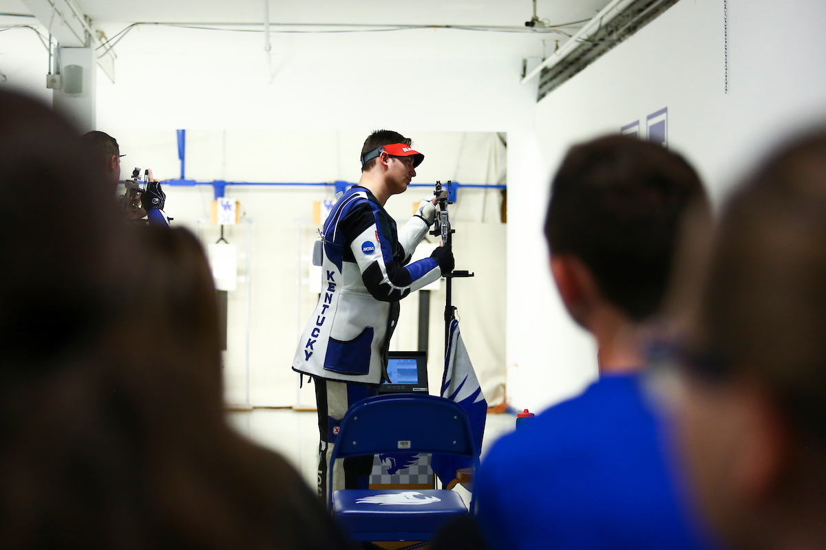 Richard Clark.

UK Rifle v Akron.

Photo by Grace Bradley | UK Athletics