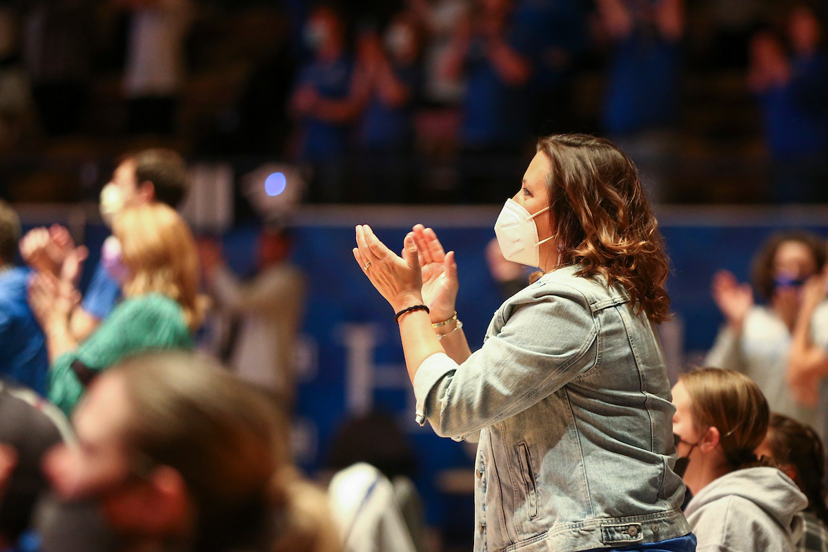 Volleyball Championship Watch Party.

Photo by Grace Bradley | UK Athletics
